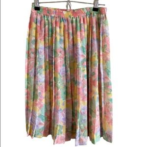 Cottage core/Vintage Floral Skirt